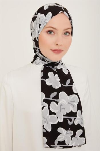 Armine Trend Laurel Shawl 6348-02 Black Gray