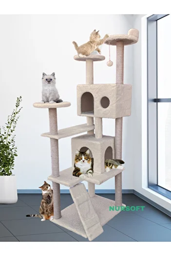 Nursoft Tower Cat House Scratching
