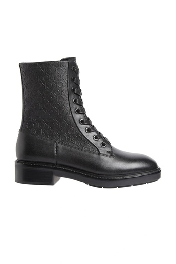 Calvin Klein Flat Combat Baskılı Low Boots
