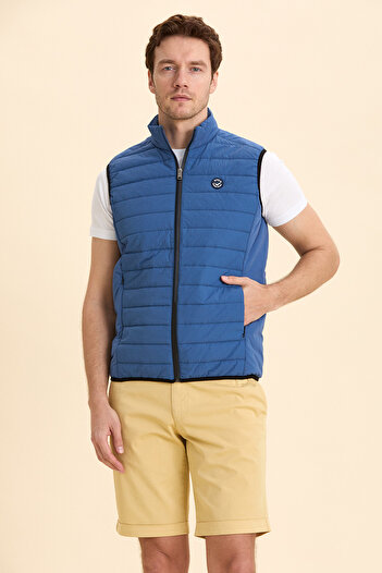 SMILE Gustavia Navy Blue Inflatable Vest