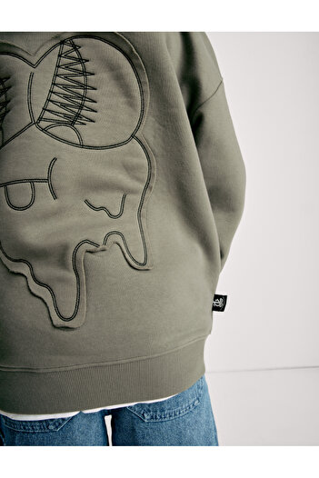 Marks & Spencer ​The Doodle Boy™ Pamuk Karışımlı Kapüşonlu Sweatshirt (2-16 Yaş)​