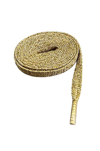Mawrond 120 Cm, Gold Glitter, Cream Color, Flat, Sports Convers, Casual Shoelaces (1 Pair)