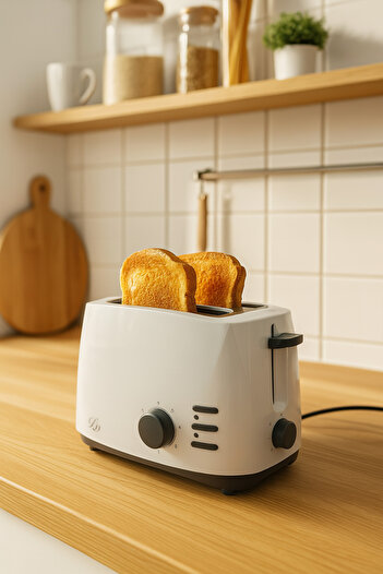 BİNDAWOOD B&D TOASTER 800 W , 2 SLOT , WHITE