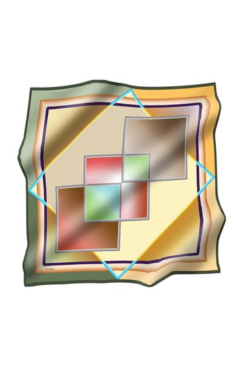 Zühre Polyester Twill Scarf ZE0020 V3