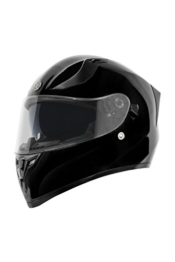 TORC T-15 Kapalı Motosiklet Kaskı Siyah