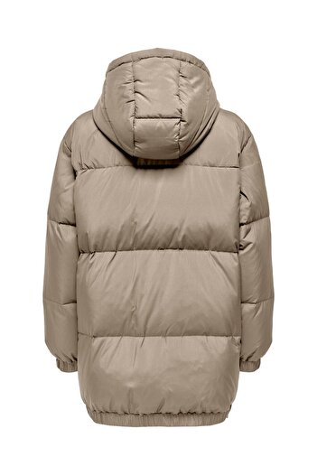 ONLY Vilma down Women's Gray Hooded Coat