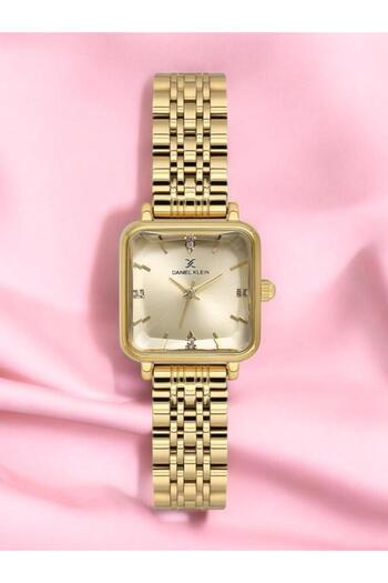 Daniel Klein Gold Colored Women's Wristwatch and Bracelet Gift