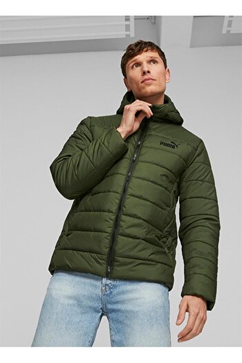 Puma Ess Hooded Padded Jacket Myrtle Men's Coat