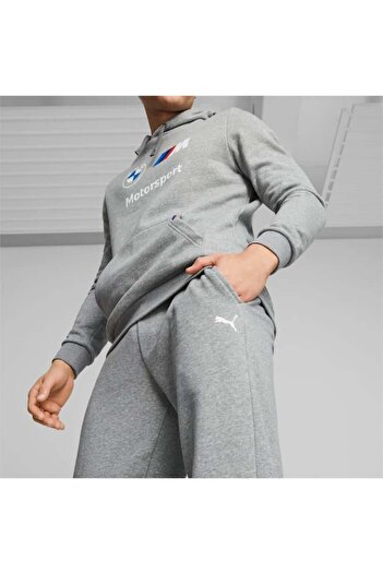 Puma BMW MMS ESS Pants Fleece Medium Gray Hea Erkek Eşofman Altı