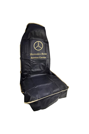 Generic Mercedes Benz Car Seat Covers 2pcs – Dust & Dirt Protection For Service Center & Daily Use Black