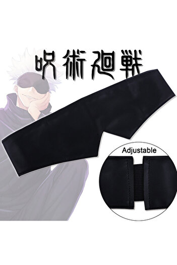 Choice onesize Gojo Mask Blindfold Cosplay Prop Anime Black Man Woman Hair Band Accessories