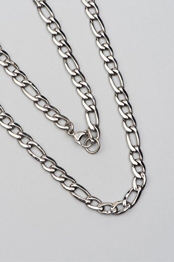 So CHIC... Chain Mesh Model Steel Men's Necklace