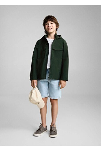 MANGO Kids Waterproof Parka with Hood