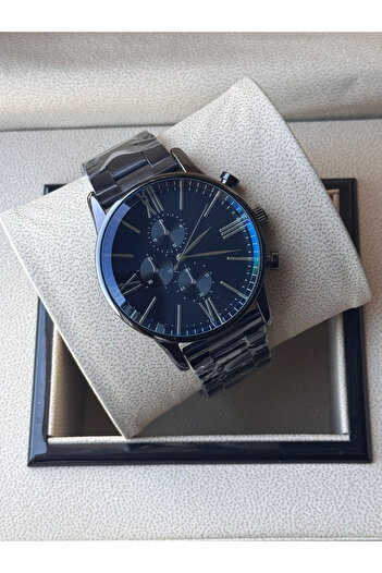 Tulpar Premium Series Steel Cord Black Color Black Dial Men's Wrist Watch