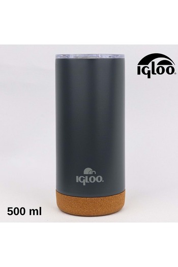 IGLOO Cork Mug 500ml Thermos Mug Cup Flask Smoked