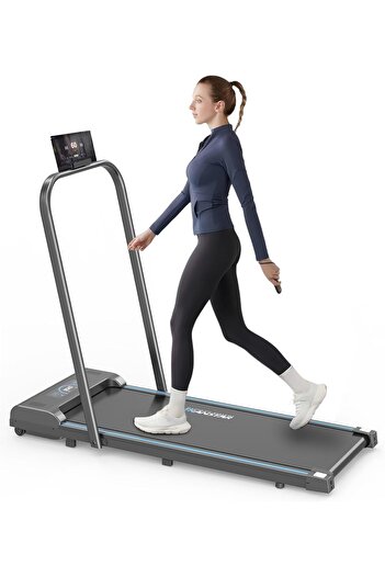 Rovyfota Under Desk Treadmill, Walking Pad 3 in 1 Folding Treadmill, Walking Jogging Treadmills