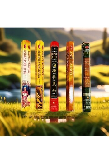 Hem Set of 5 Boxes of Scented Sticks, Top Most Used, 5 In 1
