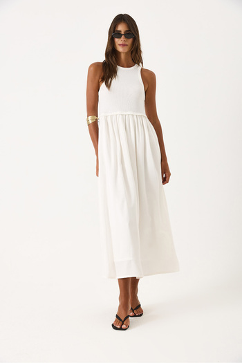 VENA Drawstring Waist Swimming Dress - Fildiss