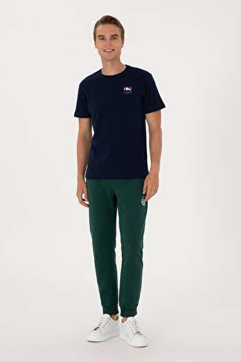 U.S. Polo Assn. Erkek Koyu Yeşil Eşofman Altı 50293399-VR079
