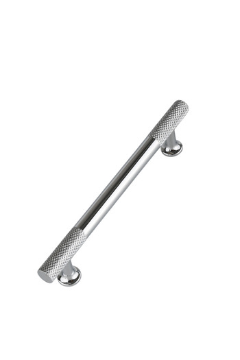 Online Home Market T Bar (Serrated) Diamond Sectional Chrome Plated Handle Aluminum Metal.Furniture Kitchen Drawer Handle