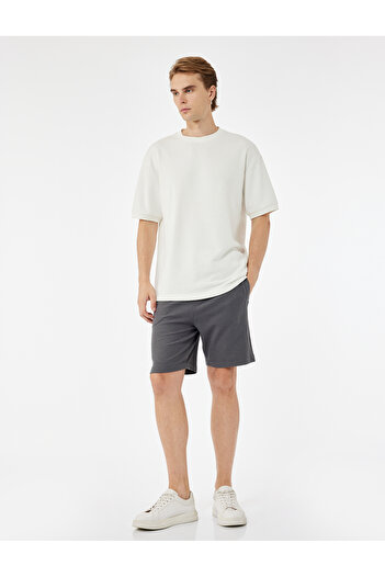 Koton Bermuda Shorts with Pockets and Waist Ties