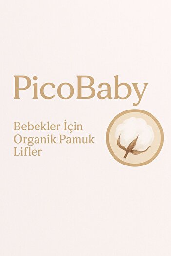 Pico Baby Organik Pamuk Unisex 5'li Kutulu Premium Yeni Doğan Bebek Çorabı