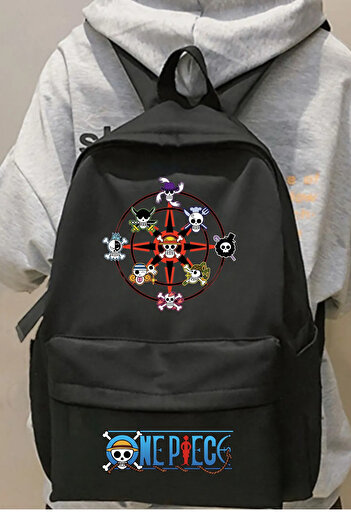 Touz Moda Anime One Piece Printed Backpack School Bag