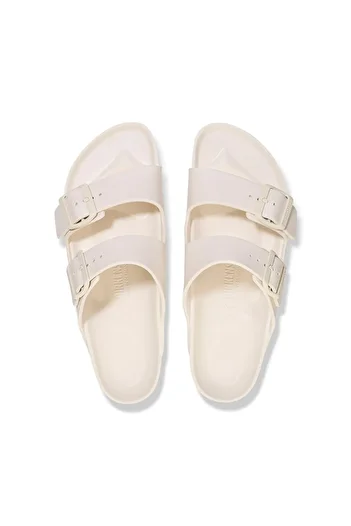 Birkenstock Men's Beach Slippers - Ecru Arizona