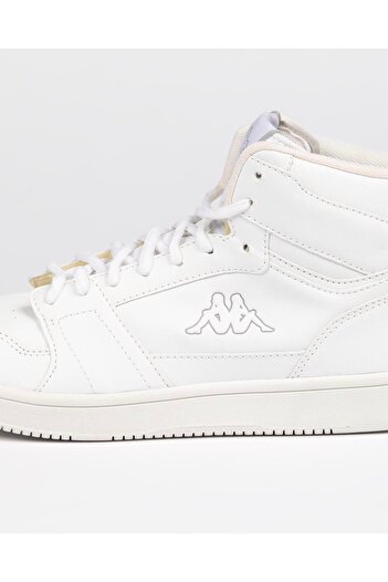 Kappa Logo Basil Mid Men's White Sneaker