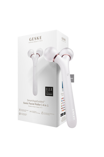 Geske SmartAppGuided™ Sonic Facial Roller | 4 in 1
