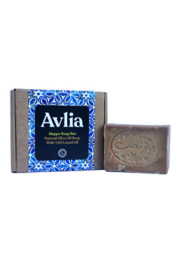 Avlia 10% Laurel Oil Aleppo Soap – Olive Oil Based, Additive-Free, Handmade