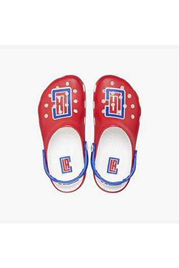Crocs Ανδρικές κόκκινες παντόφλες Nba La Clippers Classic Clog