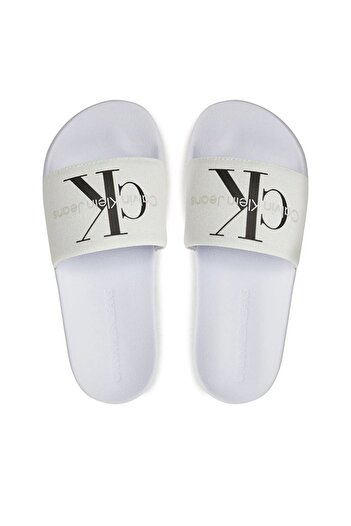 Calvin Klein Slide Monogram Flip Flops Slippers with Logo