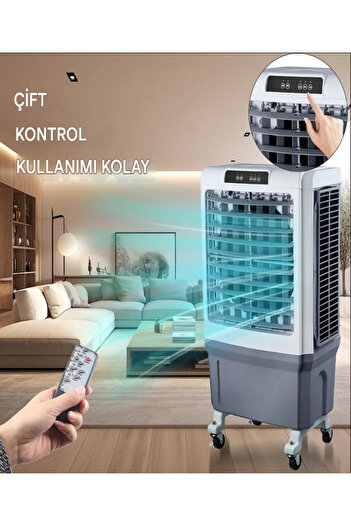POBO Kumandalı Taşınabilir Hava Soğutucu Portatif Salon Tipi Sulu Mobil Klima