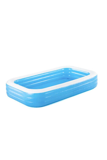BESTWAY Jumbo Boy Deluxe Dikdörtgen Şişme Aile Havuzu -54009 305x183x56cm