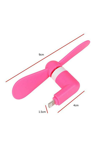 Generic iPhone için Taşınabilir Mini Vantilatör - Lightning Port Uyumlu Serinletici Fan - Güçlü ve Sessiz