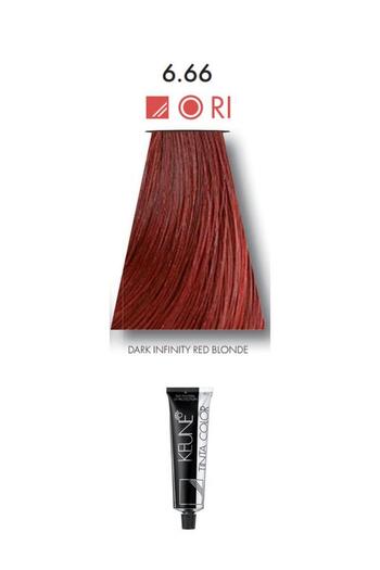 Keune 2 Packs of Keune Tinta Color Hair Dye No. 6.66 Infinite Dark Red Blonde (RI) Infinite Red