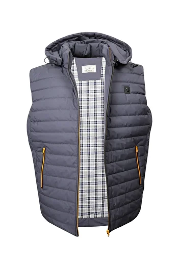 tambattal Plus Size Padded Sports Vest Dekons Gray (Wide Comfortable Fit)