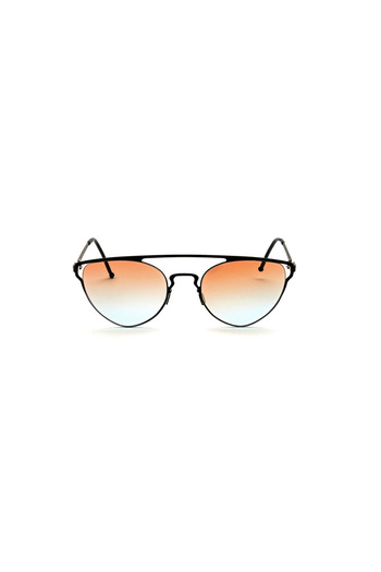 MOOSHU Leyaa Black Sm 56 Brown Smoked Unisex Sunglasses