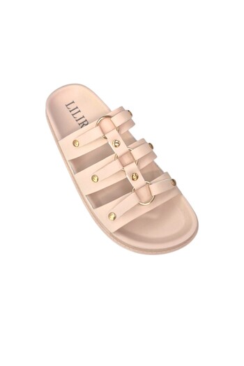 OEM Women's Casual Slippers, Comfortable Sole, Eco-friendly Leather, Light and Modern, Beige, 39