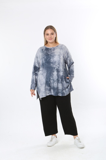 XL Modam Women's Digital Print Plus Size Tunic