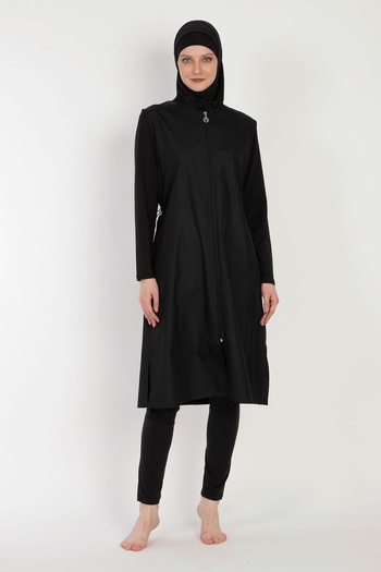 InStyle 6045A-B Black Hijab Swimsuit