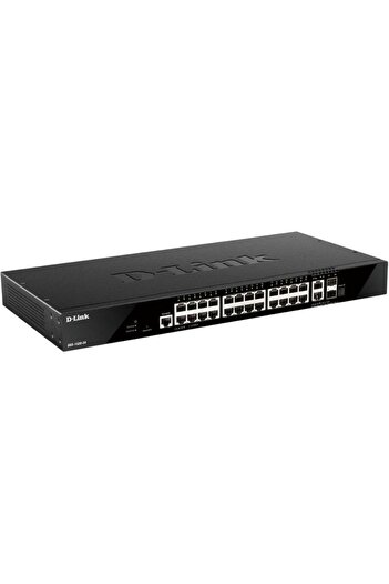 D-Link Switch DGS-1520-28, 28 porturi Gigabit,24 x 10/100/1000Base-T, 2 x 10GBase-T, 2 x 10G SFP+,