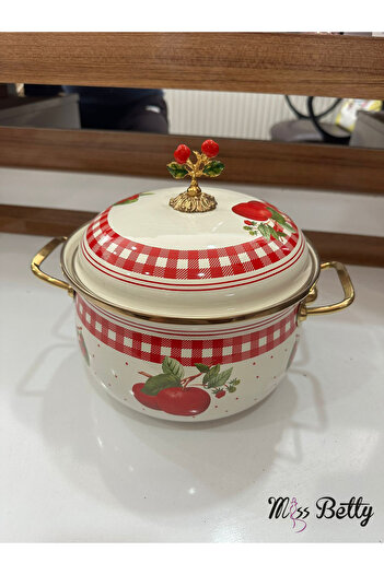 Miss Betty Mela Rossa Enamel Pot 20 cm