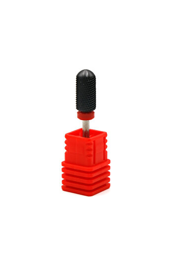 global fashion Black ceramic nozzle, rounded cylinder, red belt 151115