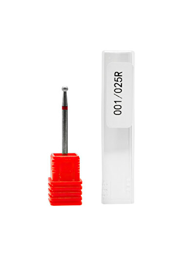 global fashion Diamond cuticle nozzle, sphere, red belt 001 / 025R