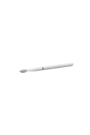 global fashion Bit diamantat, flacara, pentru freza de manichiura, 257-023B, albastru