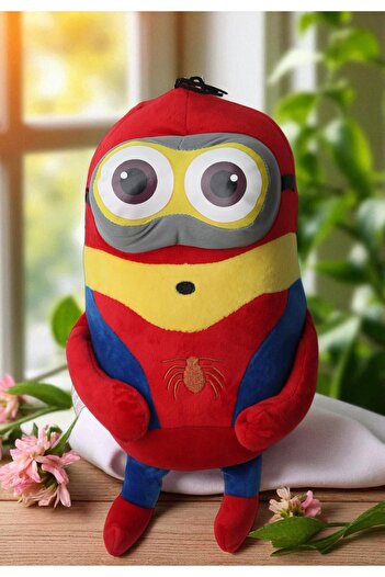 e-life shop Despicable Me Minions Despicable Me Spider-Man Version Plush Toy Sleeping & Playmate 30 Cm.