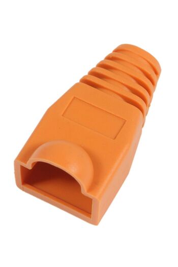 MicroConnect Boots RJ45 Orange, 50pcs, KON503O