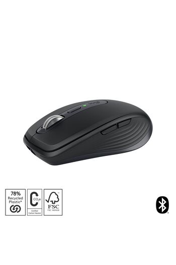 logitech Mouse laser wireless Mx Anywhere 3S pentru dreptaci, RF + Bluetooth, 8000 DPI, 910-006929
